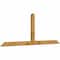 Ekena Millwork Portland Rough Sawn Timber Gable Bracket, Western Red Cedar, 84"W x 31"H x 2"D x 4"F, 9/12 Pitch GBW084X31X0204POR00RWR - alternate 5